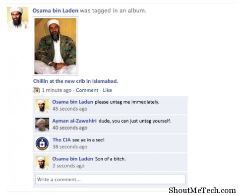 Osama on Facebook