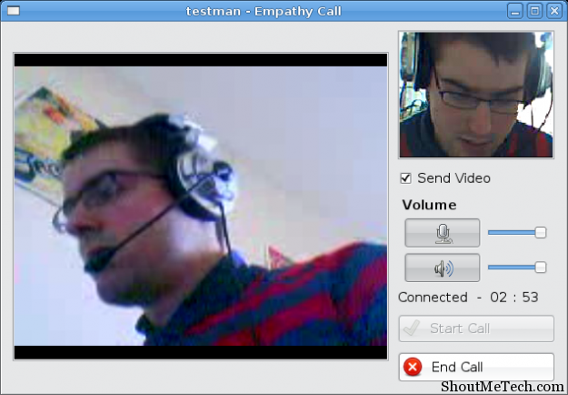 Empathy Linux Video chat Software