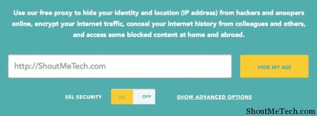 hidemyass online proxy