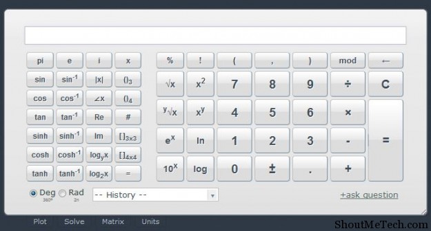 best online scientific calculator