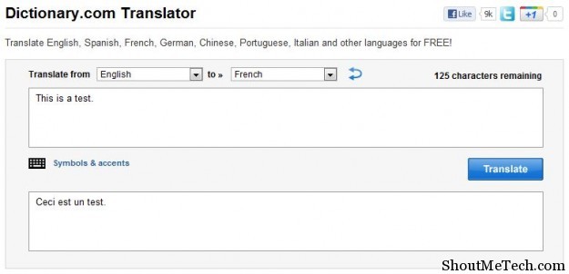 Dictionary Translator