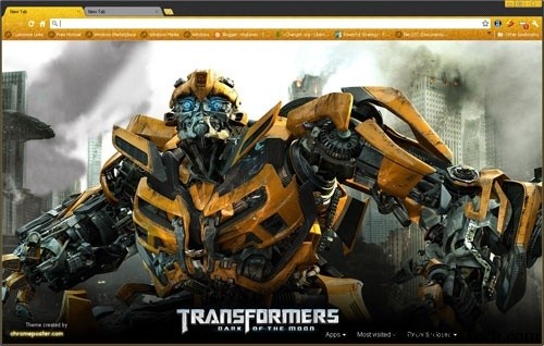 Transformers theme for Chrome