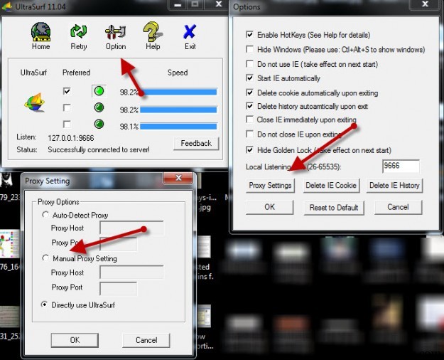 How to Use UltraSurf Desktop Proxy Program?