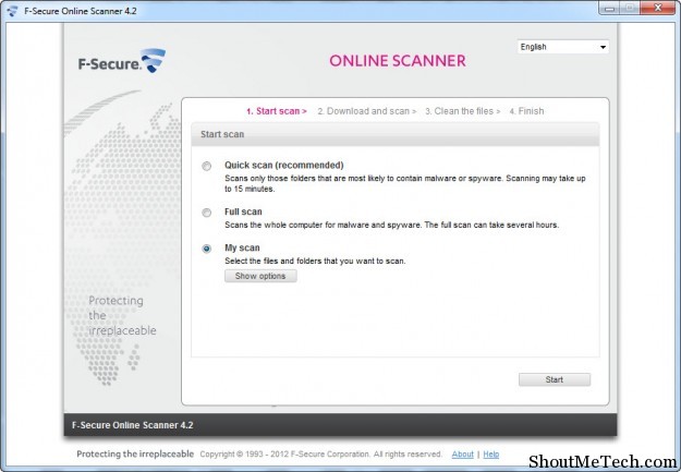 F Secure Online Scanner