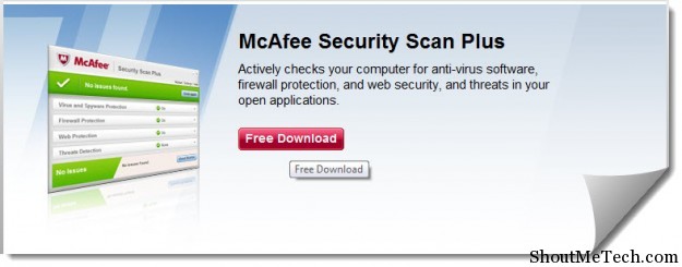 McAfee Security Scan Plus