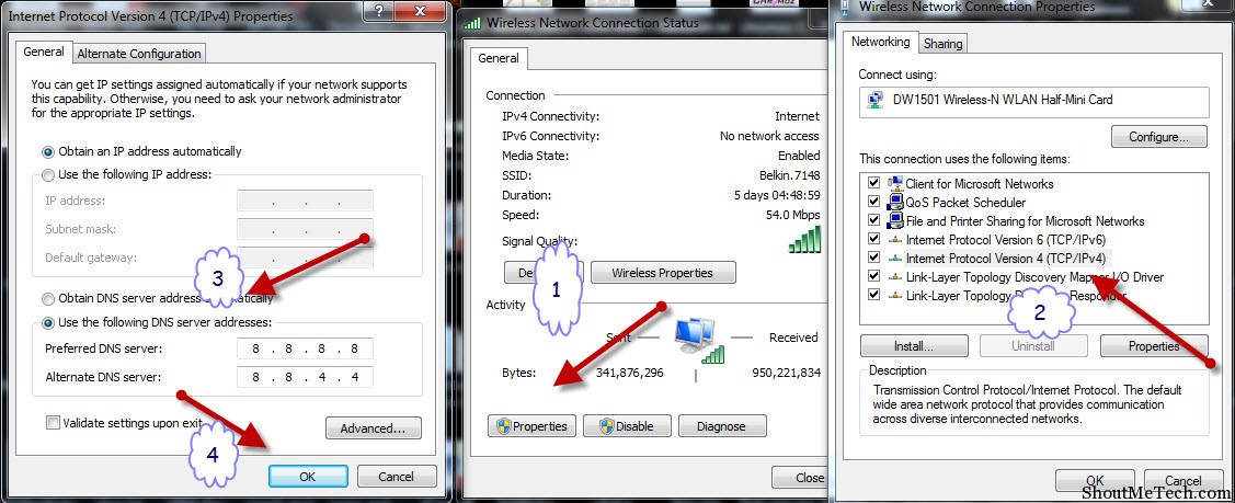 use google 8888 dns servers mac