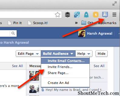 Facebook invite all extension