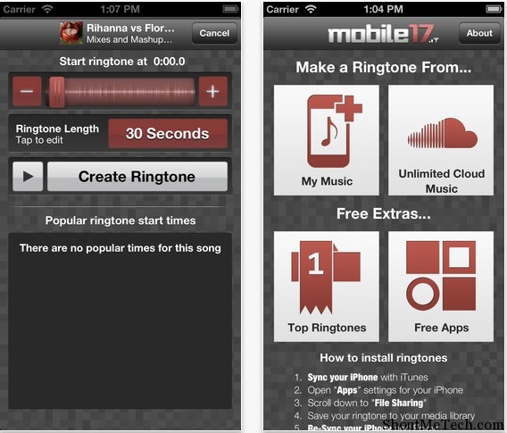 free ringtone maker for iphone app