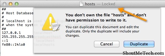 file is locked for editing mac