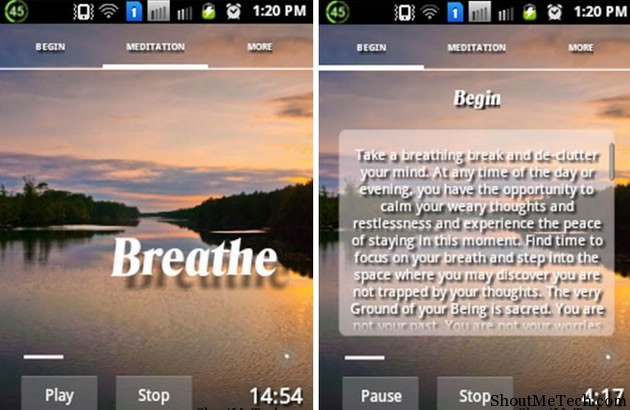 Room to Breathe Meditation App