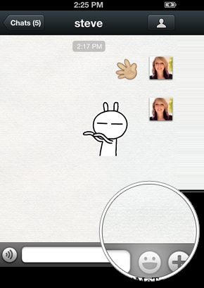 We chat emoticons