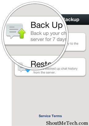 Wechat chat history backup