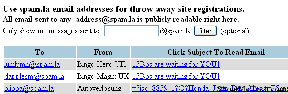 Spam.la