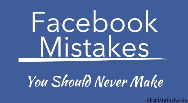 Avoid These Facebook Mistakes