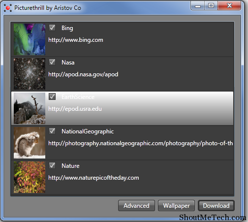 Picturethrill windows wallpaper changer