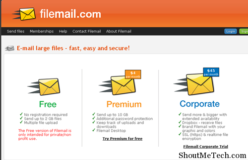 filemail alternatives