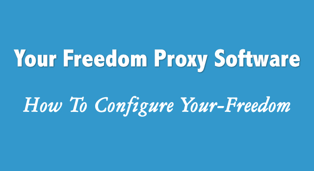 freedom project proxy