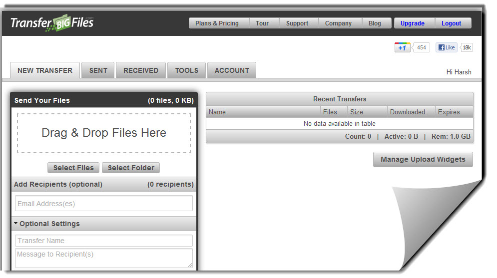 large file transfer options