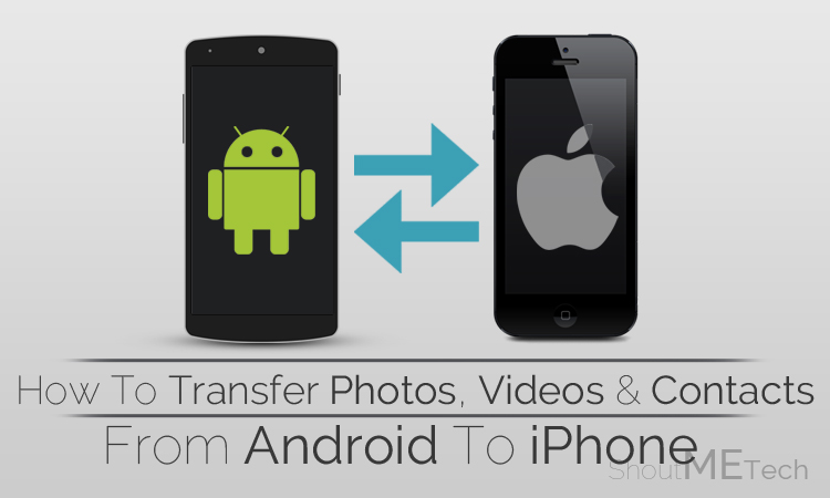 transfer data from iphone to android