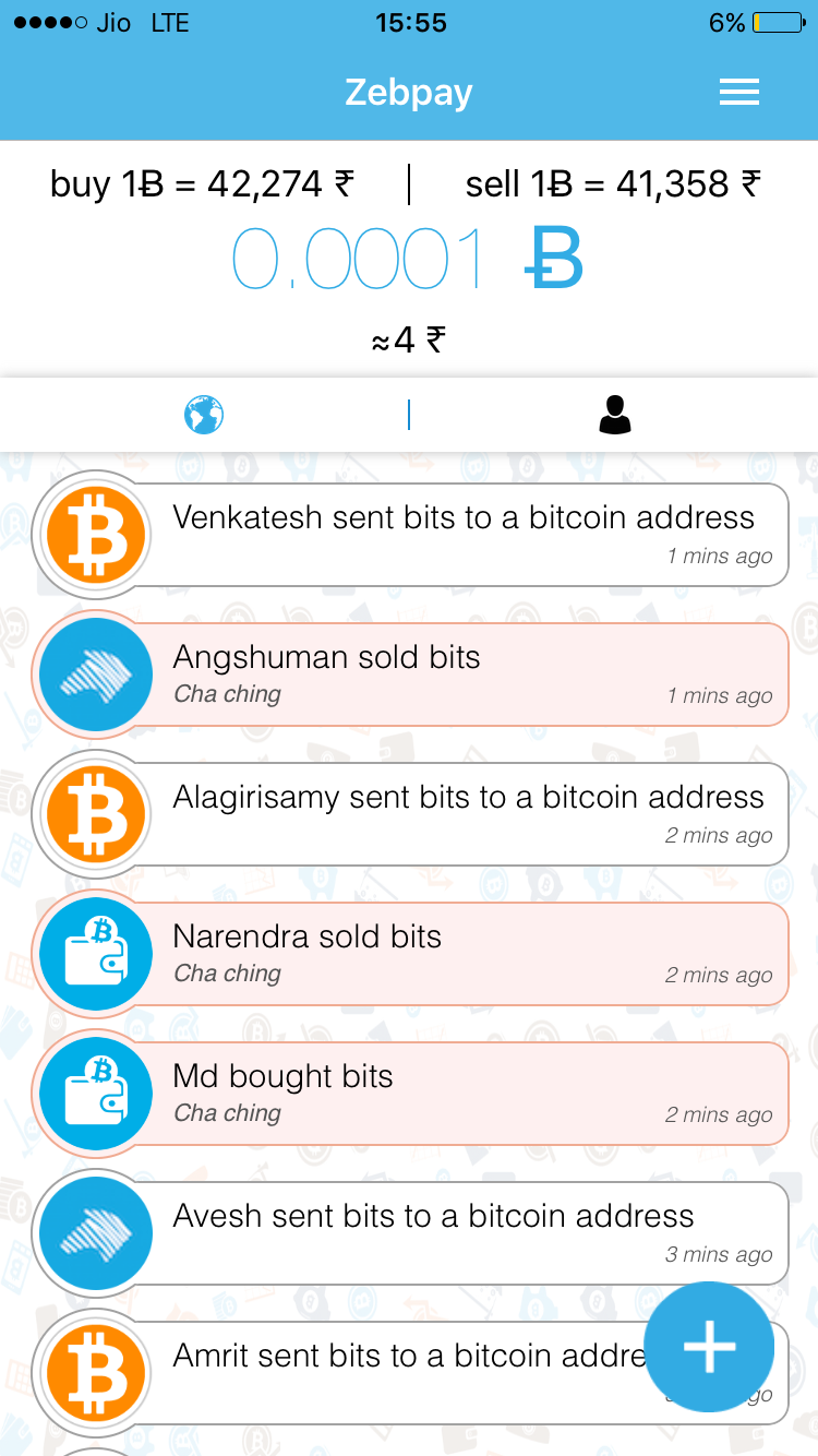 how to buy bitcoin on zebpay app