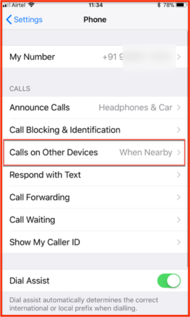 how to see iphone calls on mac