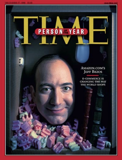 Jeff Bezos Time Person of the Year in 1999