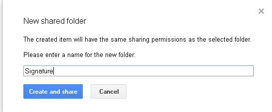 Google Drive folder